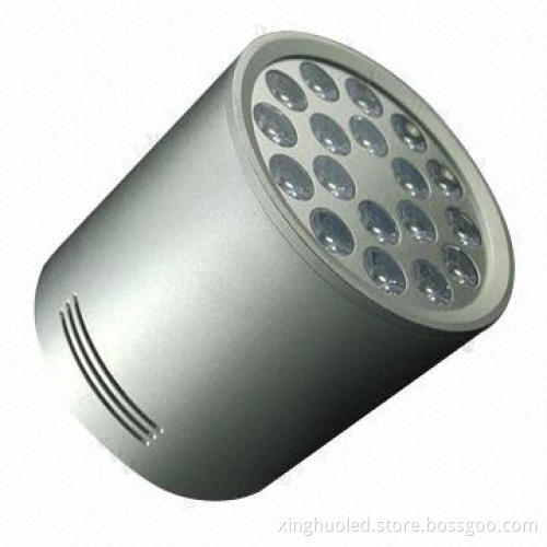 18W LED downlight, surface mounted, with 85 to 265V voltage